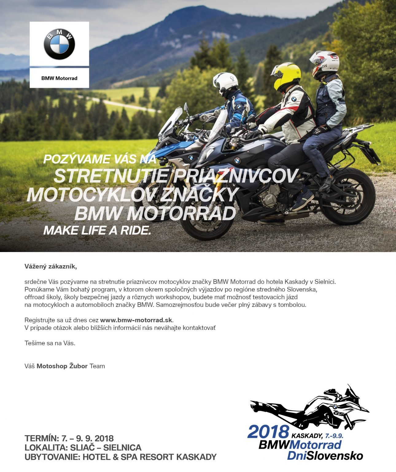 BMW Motorrad Dni 2018 BMW