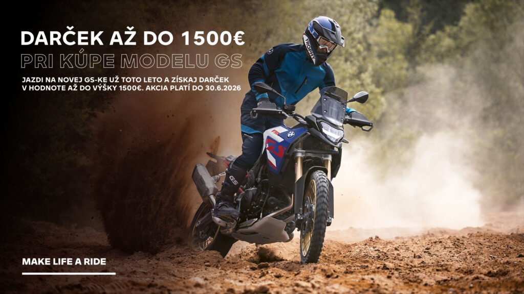Darček 1500€ k novej BMW GS